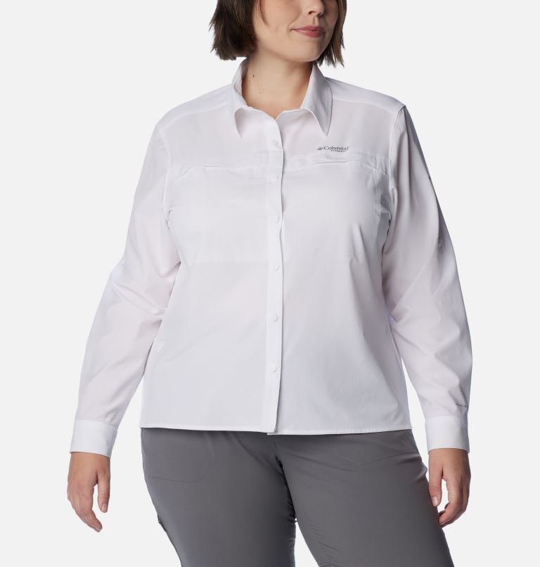 Columbia Womens Summit Valley Woven Long Sleeve Shirt - Plus Size